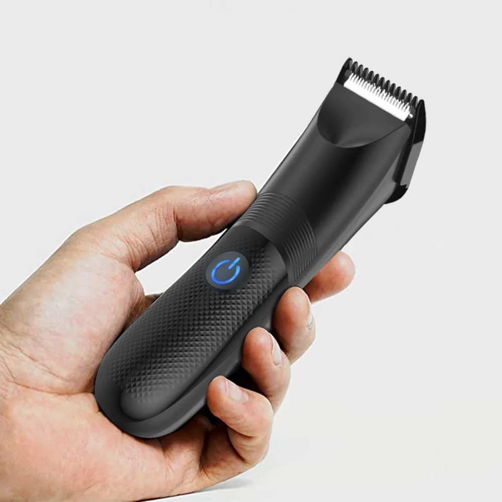 USB Personal Waterproof Rechargeable Body Trimmer Clippers For Men Skin Safety Cordless Electric Man scaping Groin Hair Trimmer