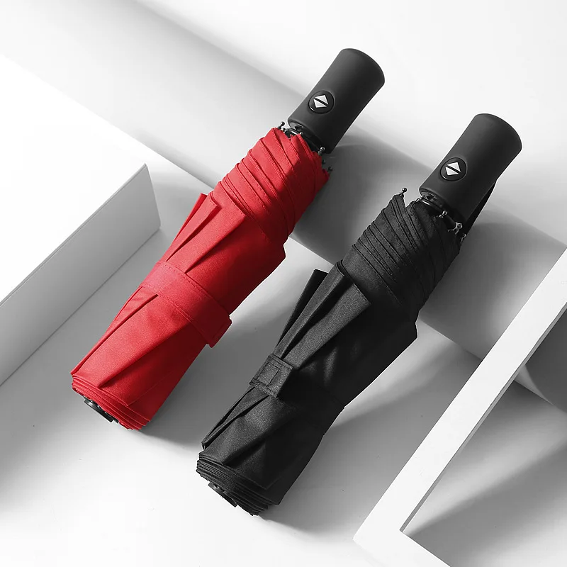
 Compact Travel Umbrella Windproof Automatic Umbrellas-Factory Small Folding Backpack Umbrella  