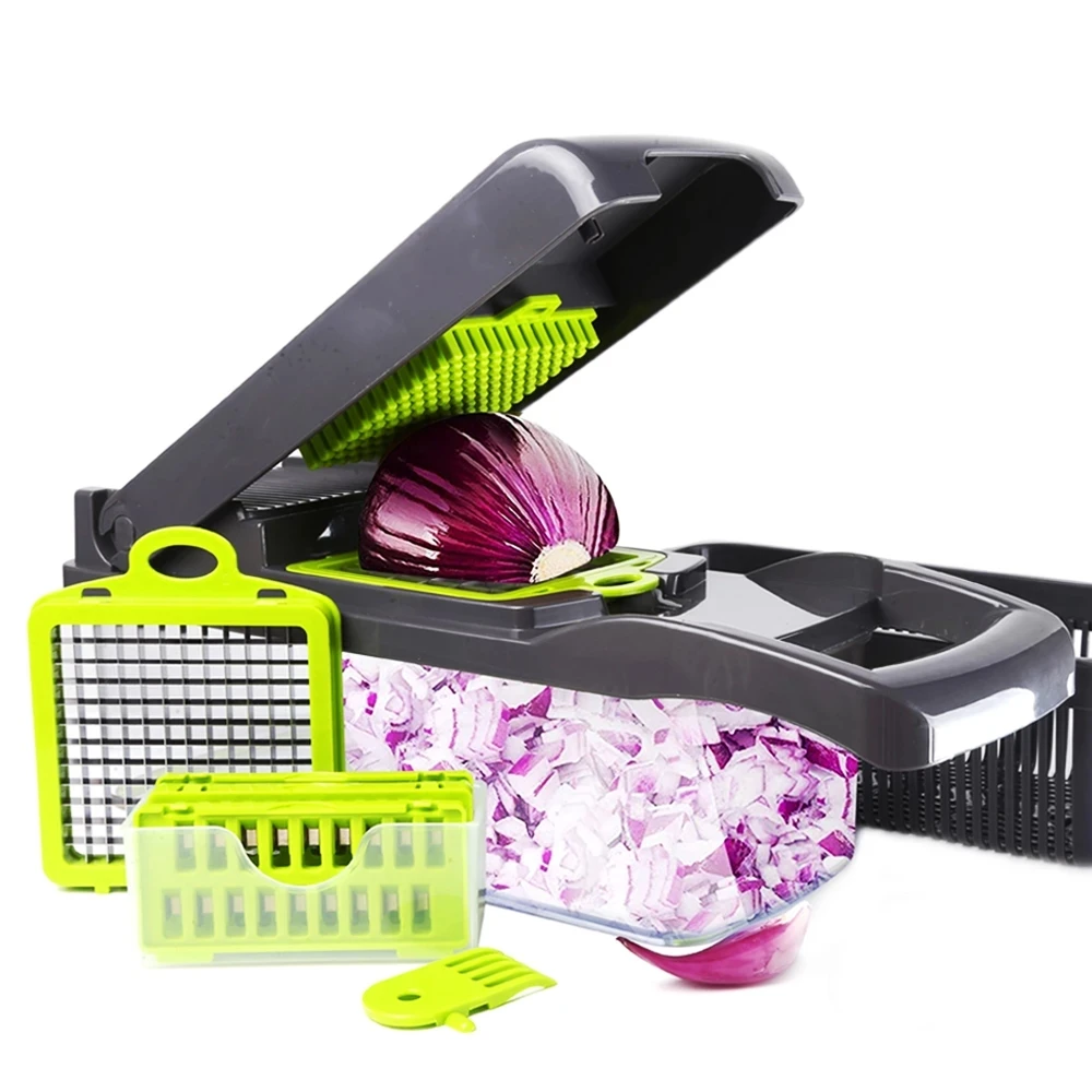 new products 15 in 1 kitchen gadgets portable Multi Manual hand vegetable chopper cutter banana slicer