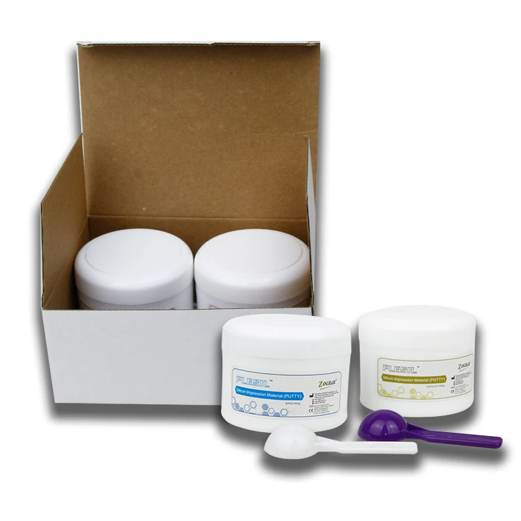 TM033 ZOGEAR High Precision Putty+Light body Dental Silicone Impression Material Kit