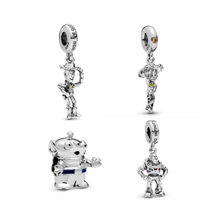 Fashion sterling silver charms fit  bracelet