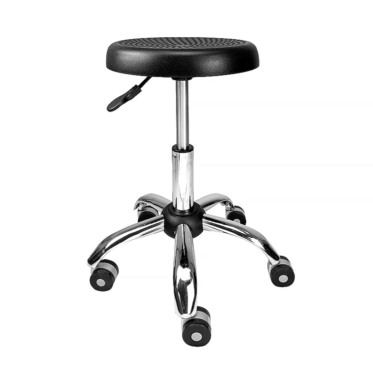 High Quality Laboratory Furniture Stainless Steel chair Round lab Stool for Laboratory Nurse Station