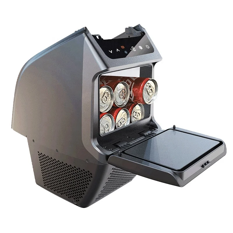 New Design 4.6L Ev Car Refrigerator Adapted to Tesla Model Y Tear Middle Armrest Freezer Heating 12V Modification