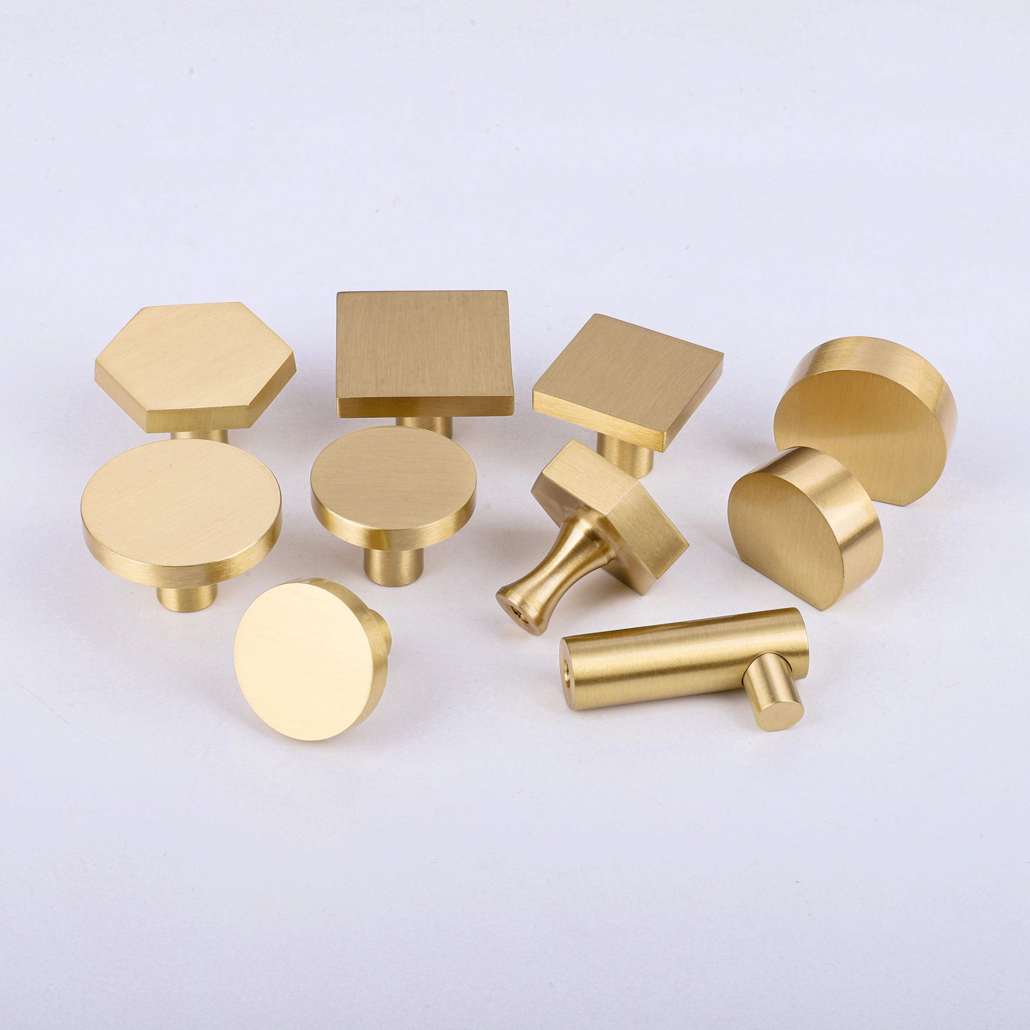 Modern Wholesale Bedroom Furniture Wardrobe Accessories Drawer Brass Handle Door Knob