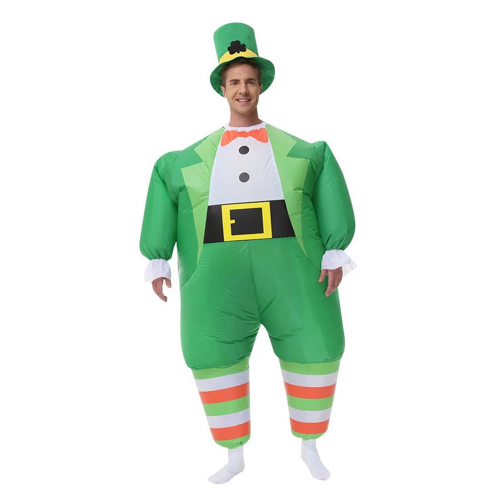 Halloween Cosplay Inflatable Costume for Party Stage Performance Santa Claus Suit for Christmas
