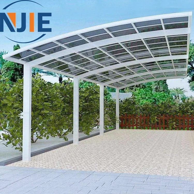 Portable Modern Polycarbonate Roof Cantilever Carport