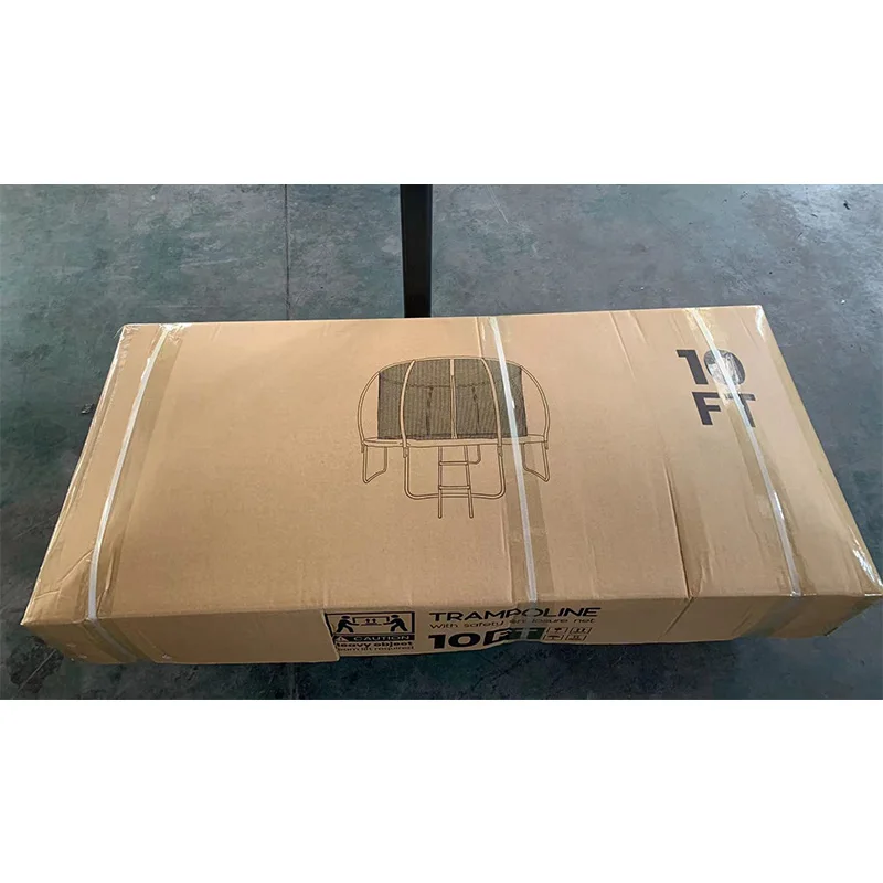 Zoshine In Stock Outdoor Backyards 10FT TrampolineGarden Trampoline With Safety Enclosure Net For Kids Children Adults