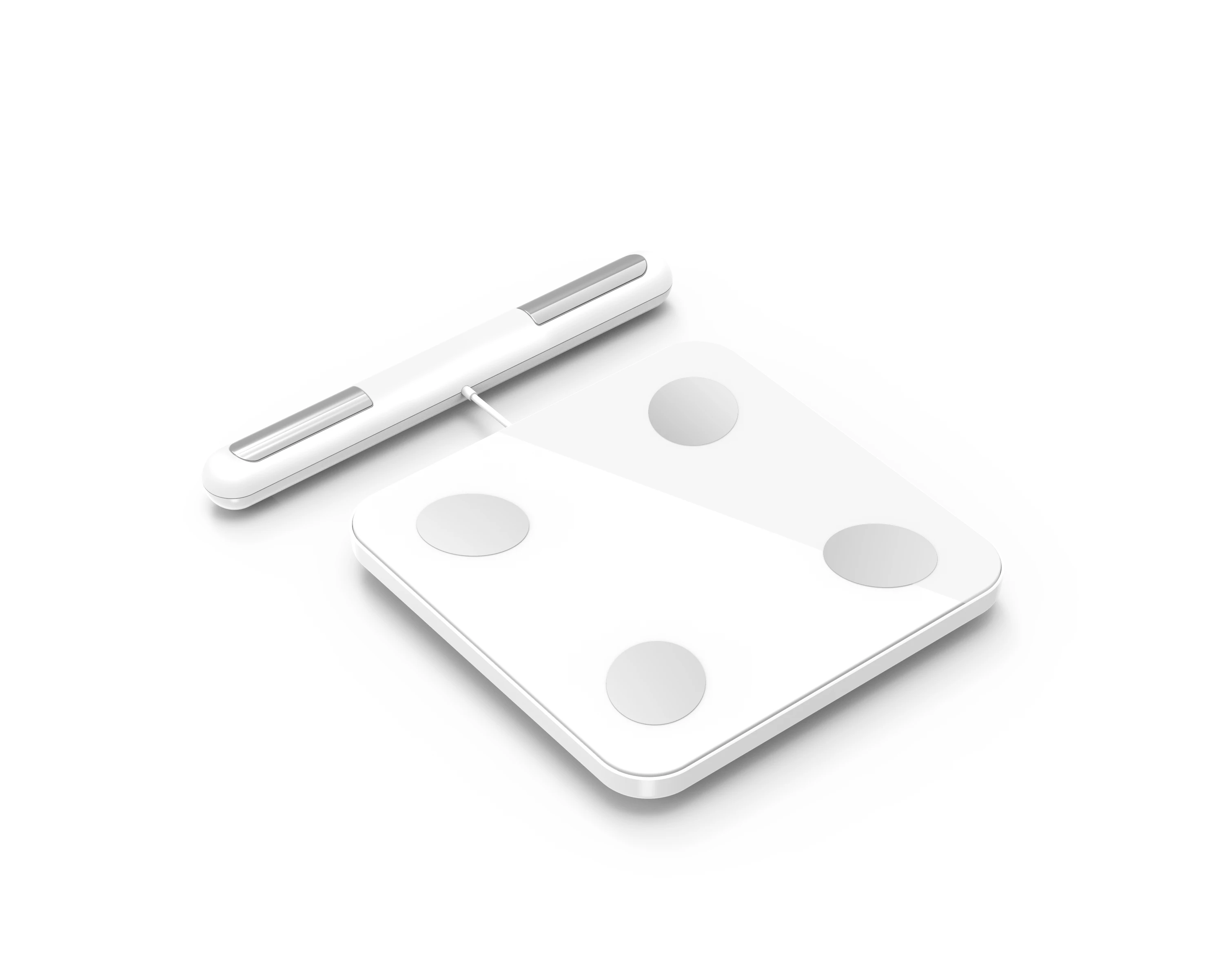 Eight-Electrodes Smart Body Fat Scale Tempered Glass Weighing Scale Measures Body Composition Weight Electric App