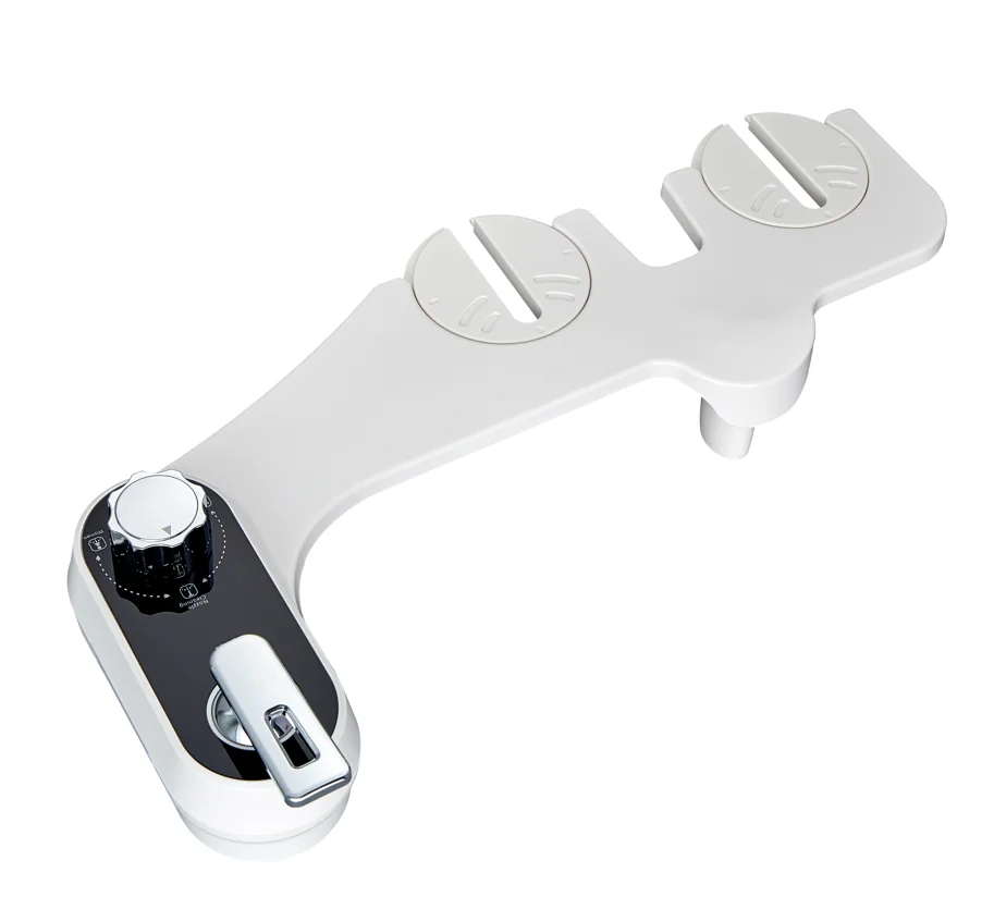 Cold water double sprayer nozzles women and rear wash selfcleanig  toilet bidet attachment