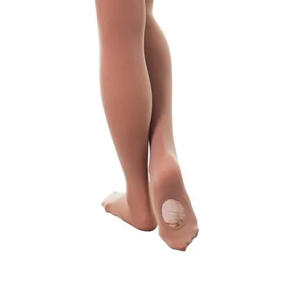 JW Pink Dance Pantyhose Girls Dance Tights Convertible Ballet Tights