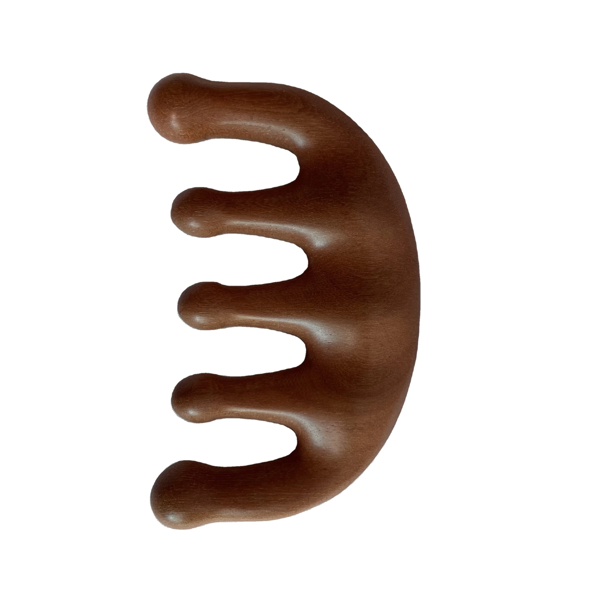 
New Type Comfortable Padauk Red Wooden Color Small Hair Comb Massage 