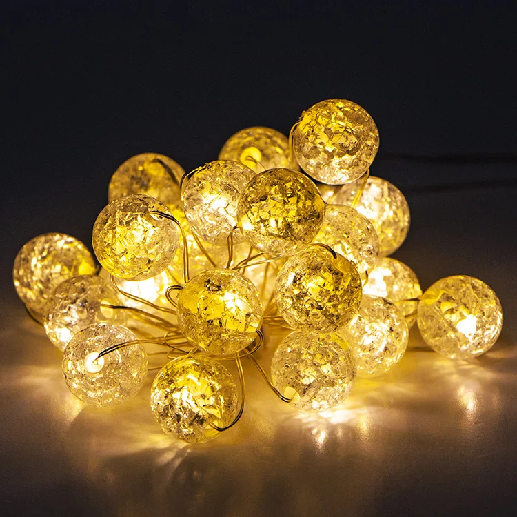 Микро-гирлянда на батарейках с 25 светодиодами украшение для дома