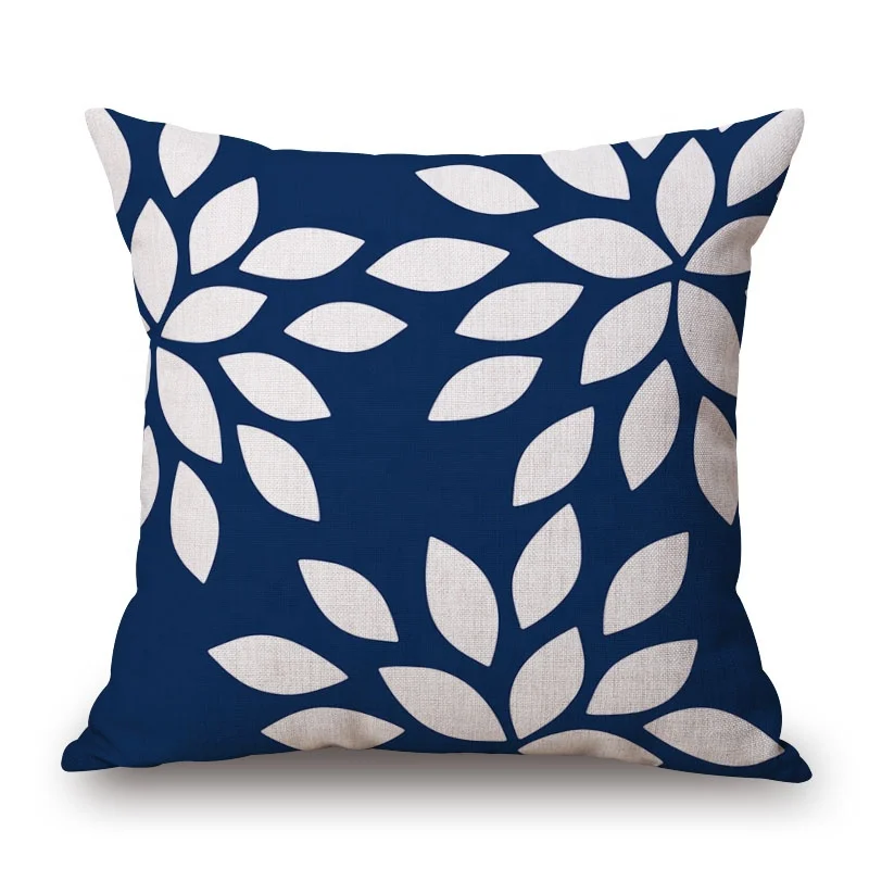 WeaveWin in stock Nordic concise style sofa cushion for leaning on office headrest head of a bed backrest car waist cushion for leaning on blue