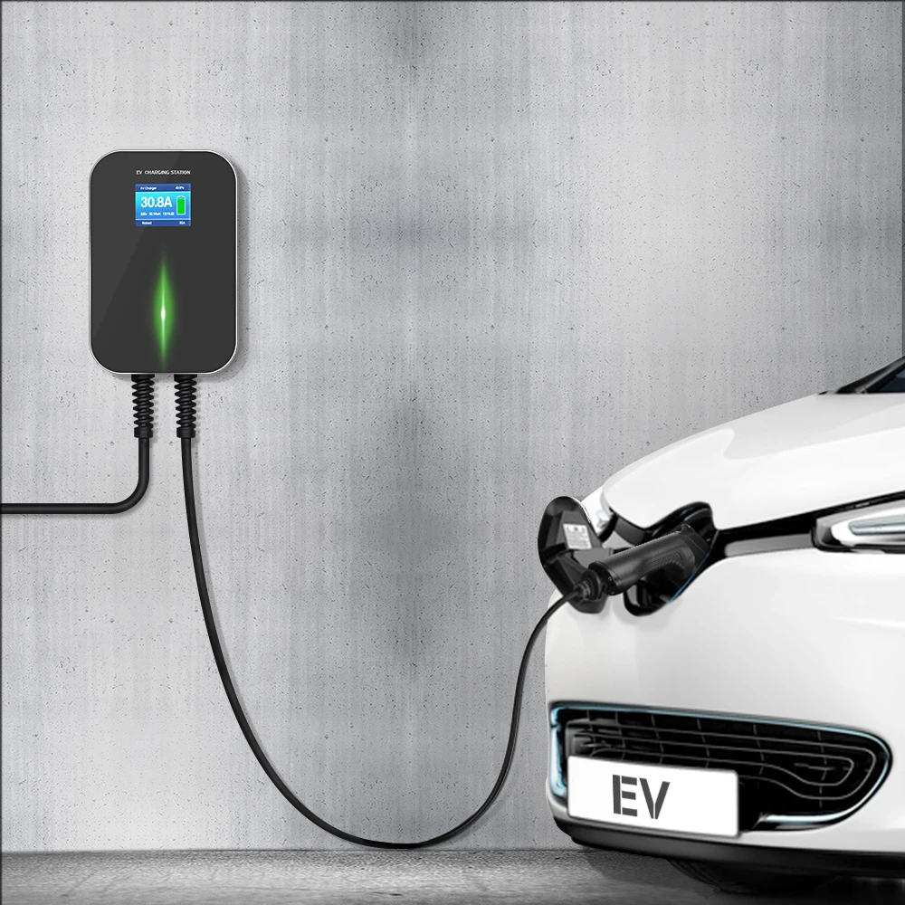  3 6 кВт 7 2 11 22 режим EV зарядка Wallbox с кабелем типа 1