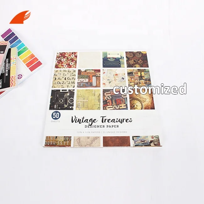 12IN  paper pad for scrapbook album