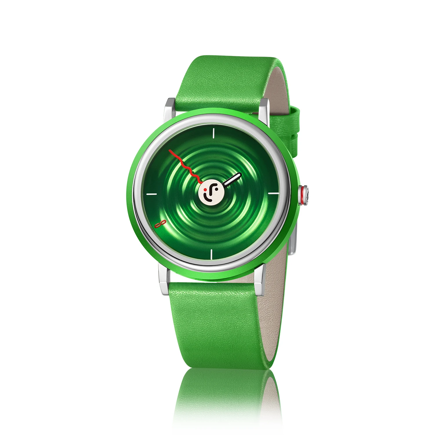 Low MOQ Dynamic brand ITS FACE  Passion Orange fashion quartz multicolor Luxury watch