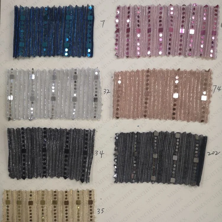 Lurex Metallic Pleated Fabric Pleating Sequin Two Tone Mesh Lame Moonlight with
