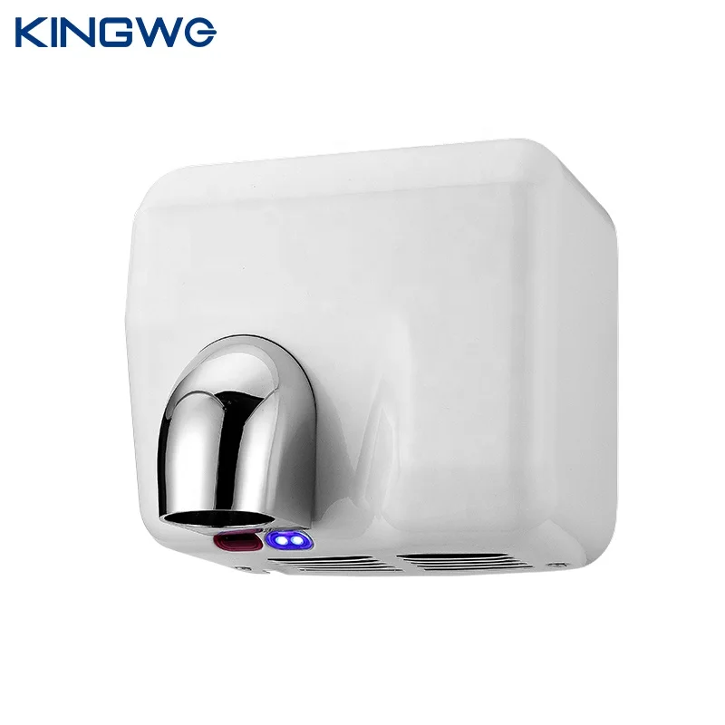 High Efficient Stainless Steel 360 Air Revolving Nozzle Electric Automatic Hand Dryer For Public Toilet