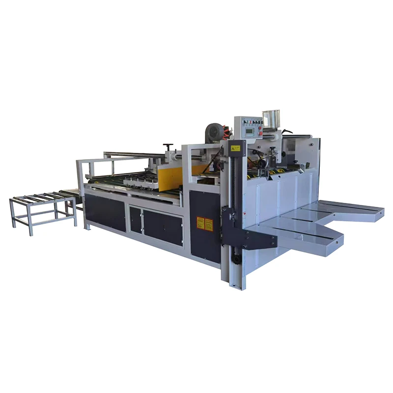Model 2800 Semi Automatic Carton Box Folding Gluing Machine