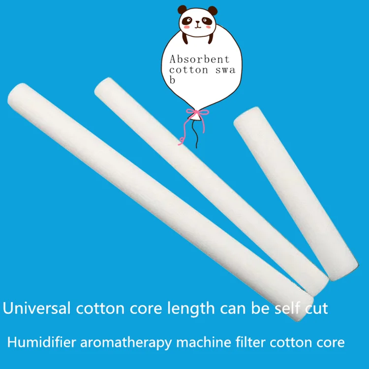 Custom white fiber cotton humidifier filter cotton stick perfume core cotton
