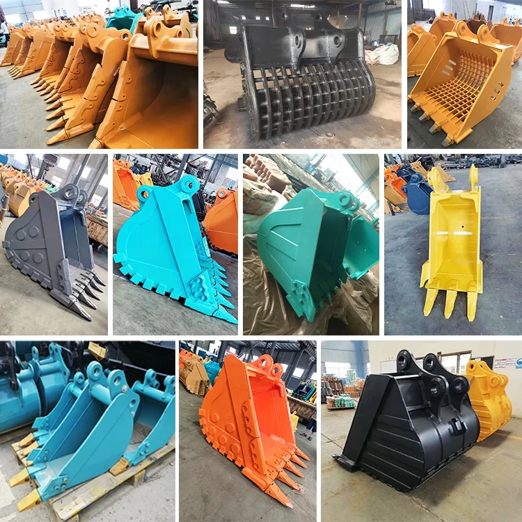 Customized Excavator Spare Parts Excavator Digging Bucket Wheel Excavator For Sale