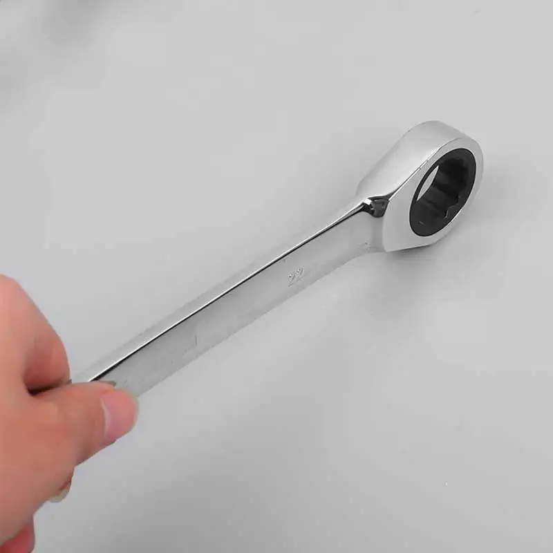 Chrome plated Socket double end Ratcheting Spanner Ratchet Wrench