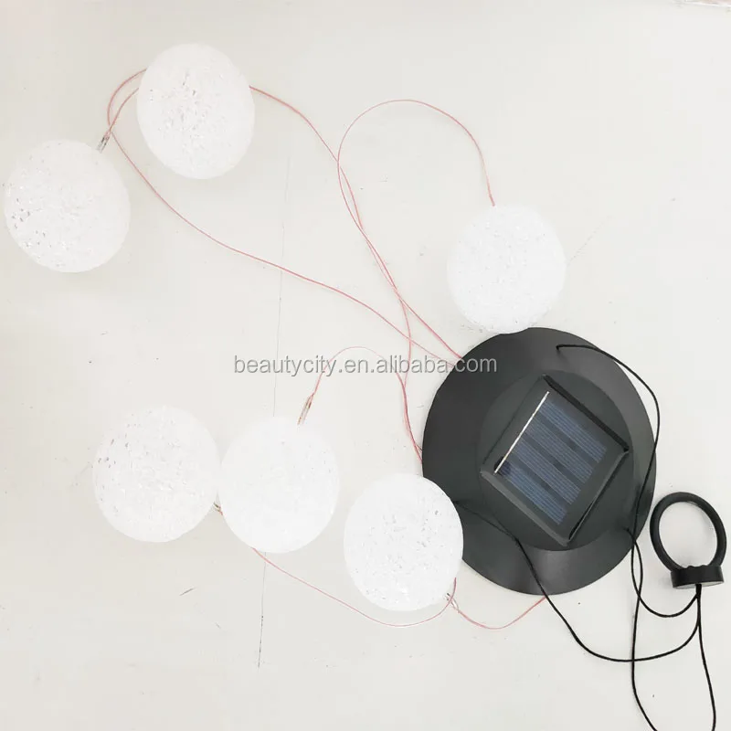 
Solar Wind Chime, Color Changing Outdoor Waterproof LED Crystal Ball Wind Chime Solar Colorful Light for Party/Yard/Valentines 