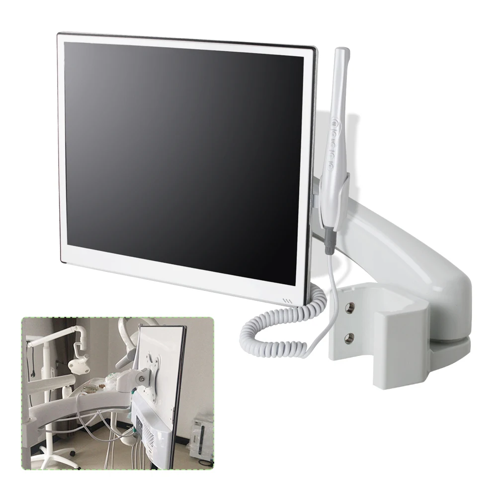 Ultrathin WIFI 8 Million Pixels High-Definition 17' Digital LCD AIO Monitor + Dental Intra Oral Camera 110V/220V