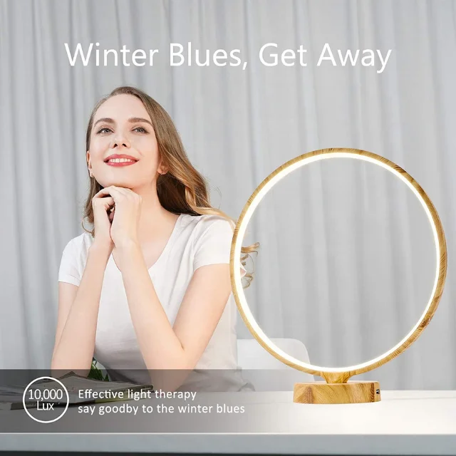 Original Design Best Selling 16Watt Ring Shaped 10000lux Winter Blues SAD Lamp Daglicht Lamp