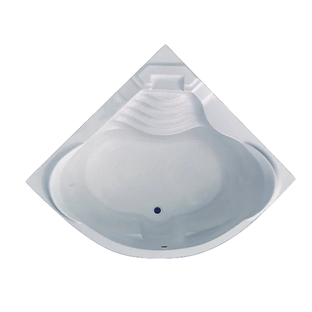 2022 Factory OEM Drop-in Acrylic Corner Bath Tubs with Skirt Apron Baby Bathtub Seat