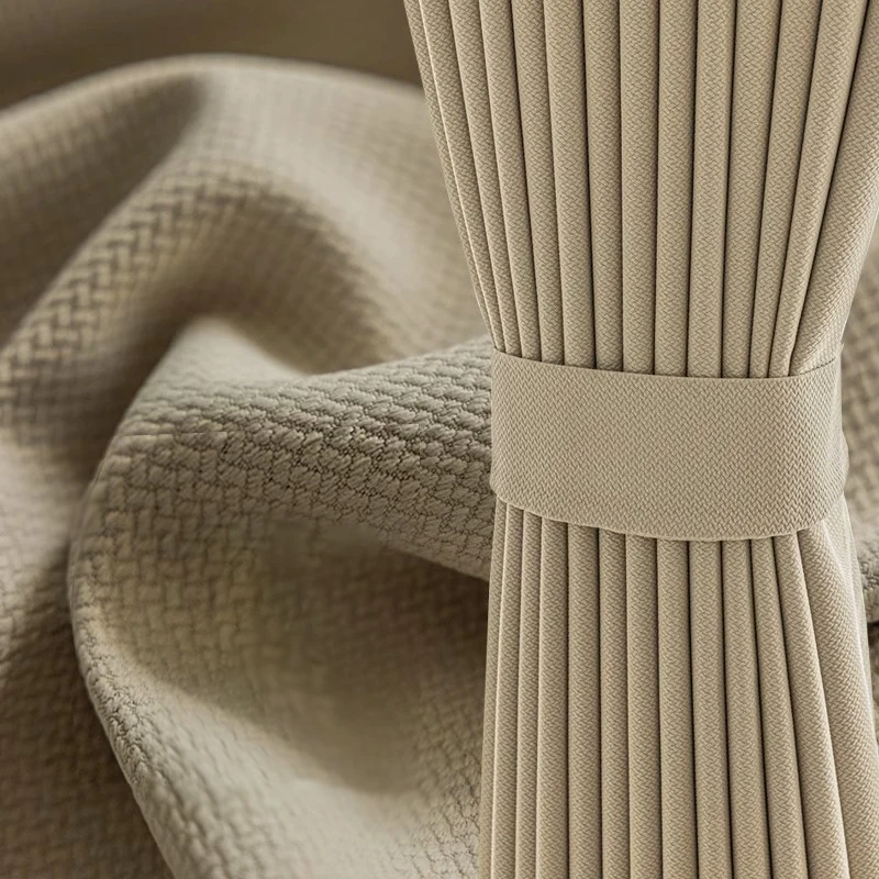 Hot sale textile fabric Jacquard luxury Curtains thermal insulted blackout curtains  for hotel bedroom living room