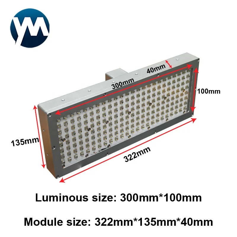 Hot sell 2000W UV LED 365nm uv curing lamp  for screen printing uv lamp flatbed