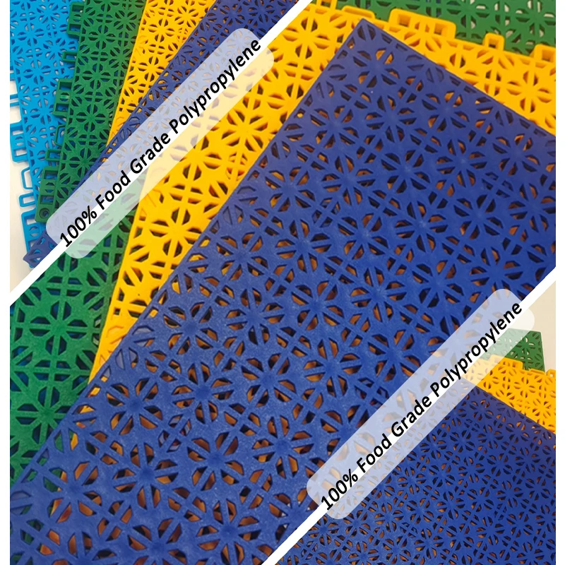 Portable Anti-Slip Modular Plastic Flooring Basketball Sport Courts with Superior Grip Durable and Easy to Assemble