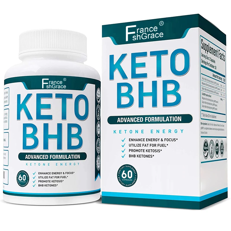 Advanced Formulation Fat Burning Pills BHB Ketones Pills Keto Capsules for Women & Men