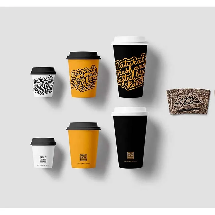 
Factory Price Pe Coated Disposable Single Wall Paper Cup 8oz Coffee Cup 