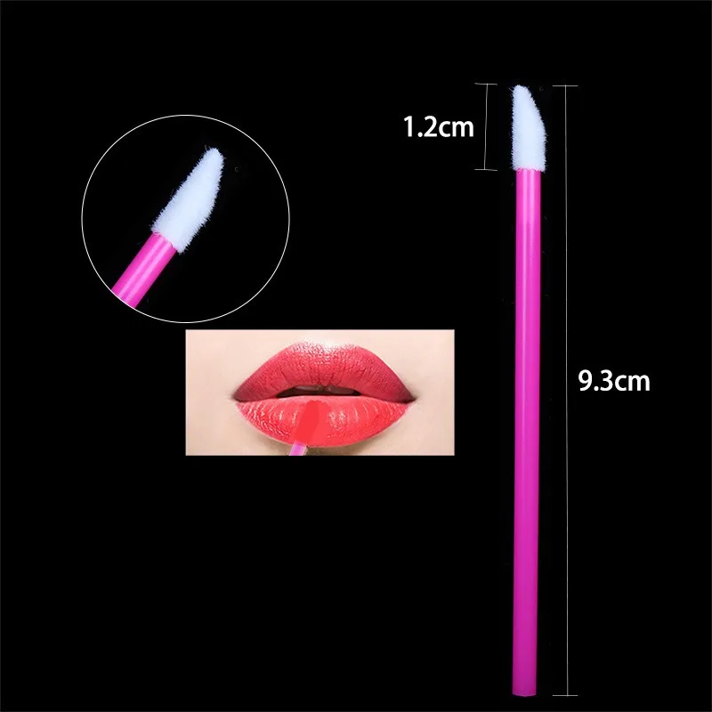 wholesale Disposable Lip Brush Set 50pcs/bag Cotton Swab Mascara Wands Lash Lipstick Cleaning Eyelashes Brush Applicators