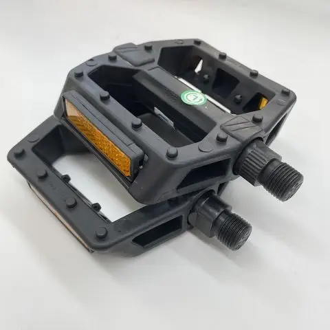 Bicycle Pedals Mountain Bike Pedal Plastic Black with Ball Bearing High Quality Wholesale