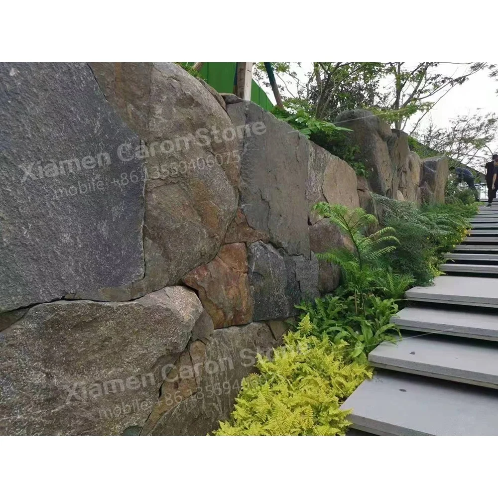 New garden/landscape irregular wall stone cladding for hardscape and backyard big flagstone
