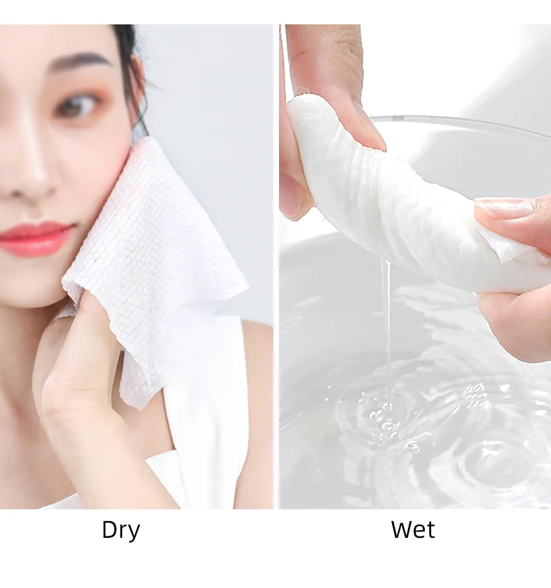 Haiji Chinese Supplier Sunscreen Wipes Nonwoven Strips Daily Lady Use Facial Tissue Wet Wipes