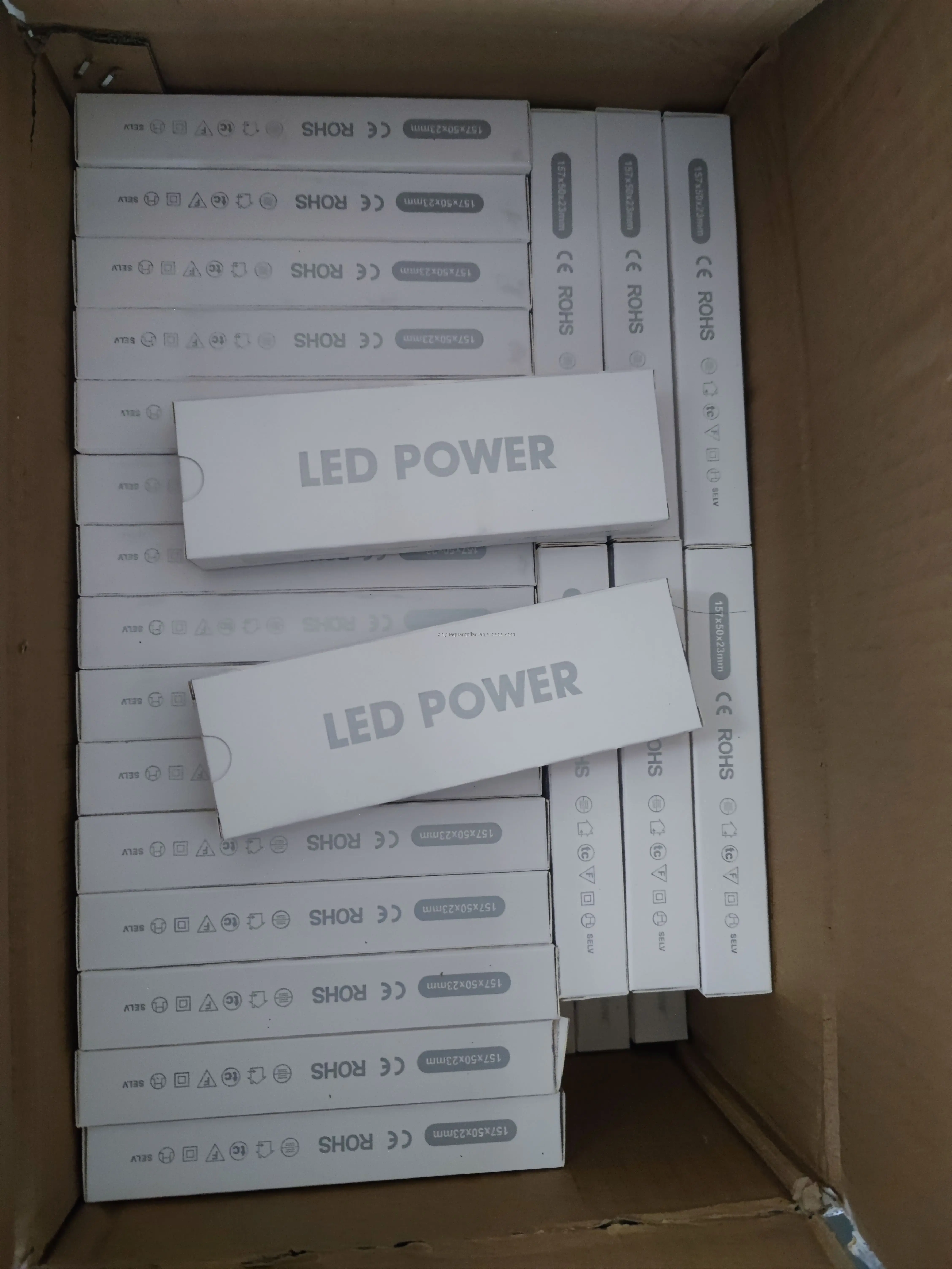 Engineering Fire Retardant Ultrathin 300w 48v Dc Ip20 Linear Power Supply LED Strip Light Lighting Transformers for Home Office