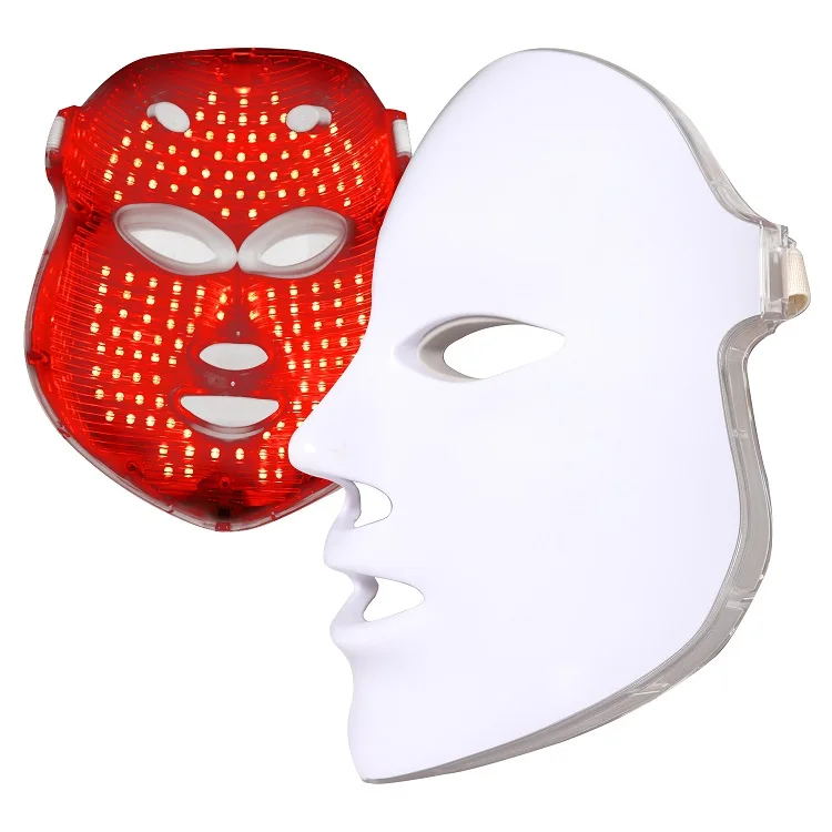 DGYAO 7 Colors Photon LED Face Mask Therapy For Beauty Anti-Aging Skin Care Tightening Rejuvenation Red Light Home Wrinkles