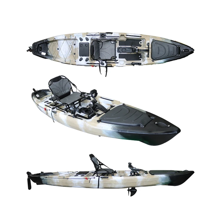 Surfing Recreational Single-person Rowing Boat Fishing Pedal Kayaks for Sale