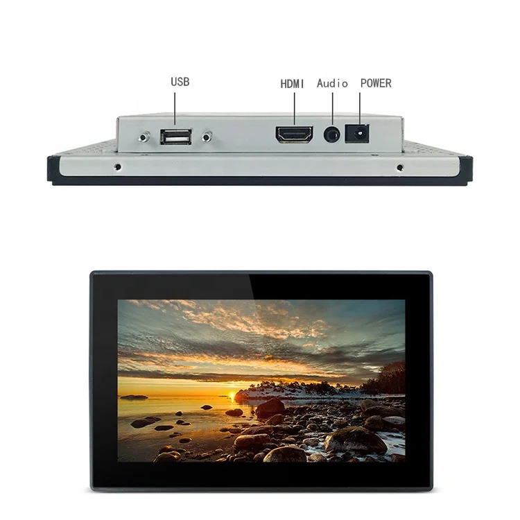 Multi Touch Screen 10.1 Inch Capacitive 10 Points  Industrial Touch Screen Embedded  Monitors