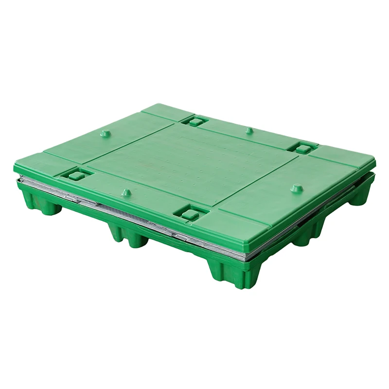 Wholesale Reusable Packaging Lower Cost Storage Collapsible Solution Gaylord Foldable Plastic Pallet Box Sleeve Pack