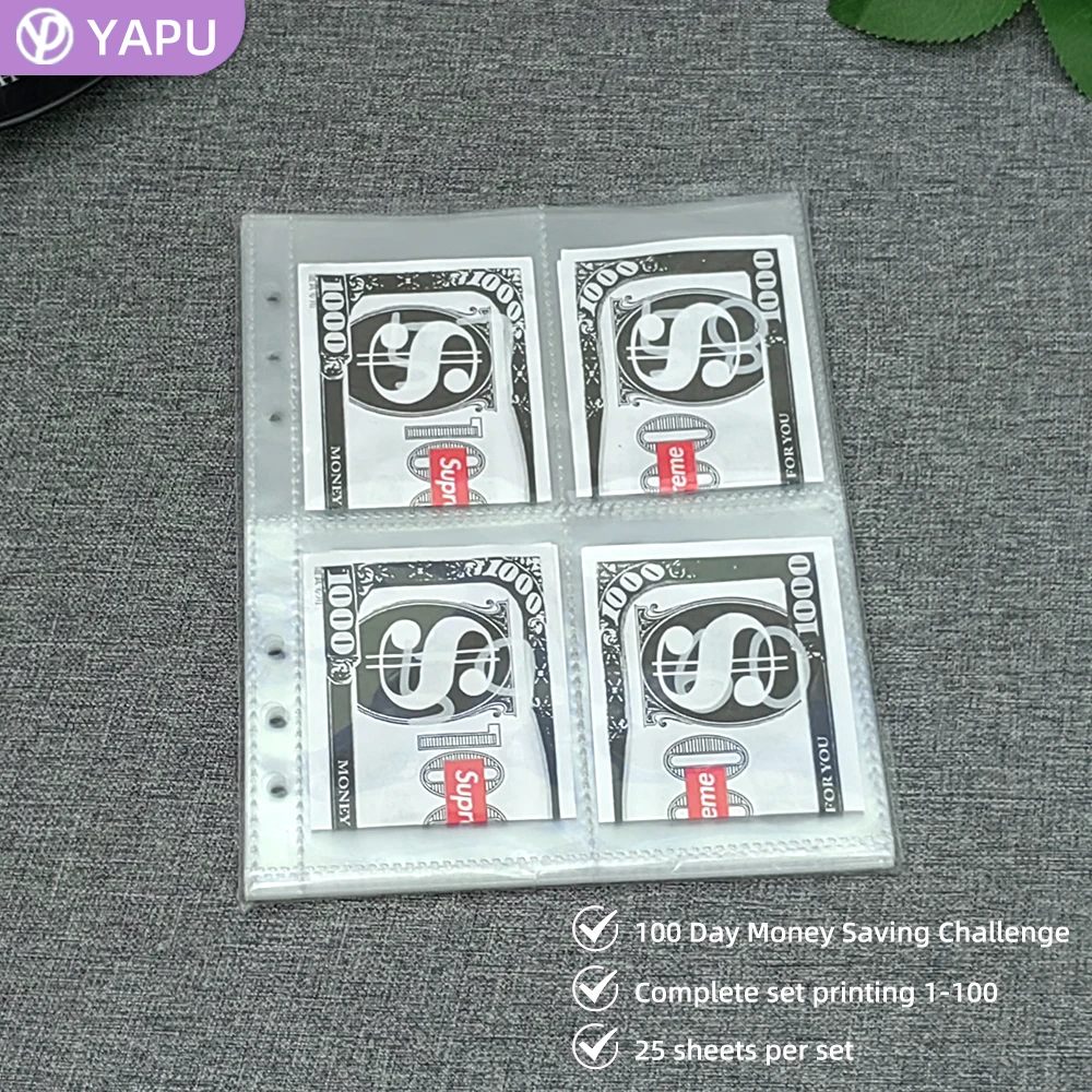 Budget Binder 100 Envelopes Saving Challenge Binder Savings Challenges Book with 100 Envelopes