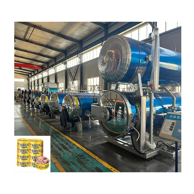 Industrial food spice pressure cooker sterilization equipment retort autoclave