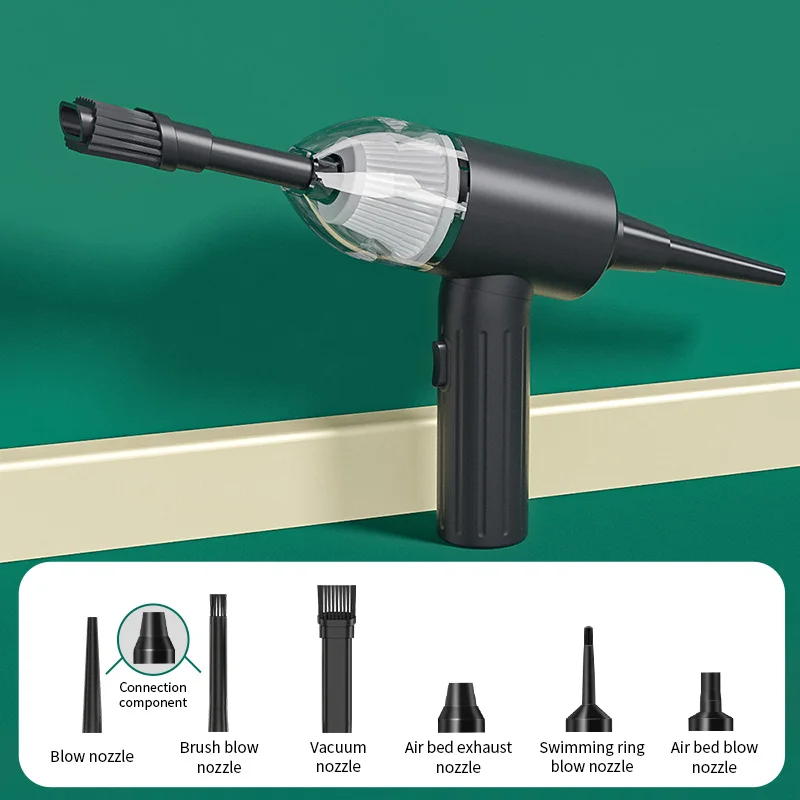 Mini rechargeable wireless handheld portable home auto vacuum cleaner small cordless car vacuum cleaners with air duster