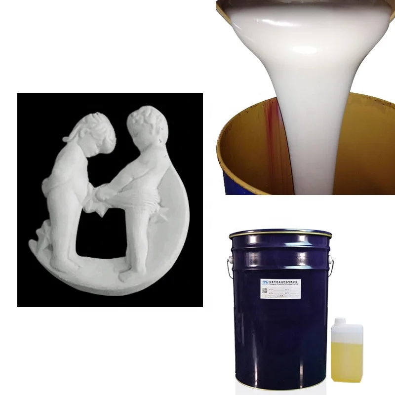 Wholesale two compoenent tin cured liquid silicone rubber for candle molds