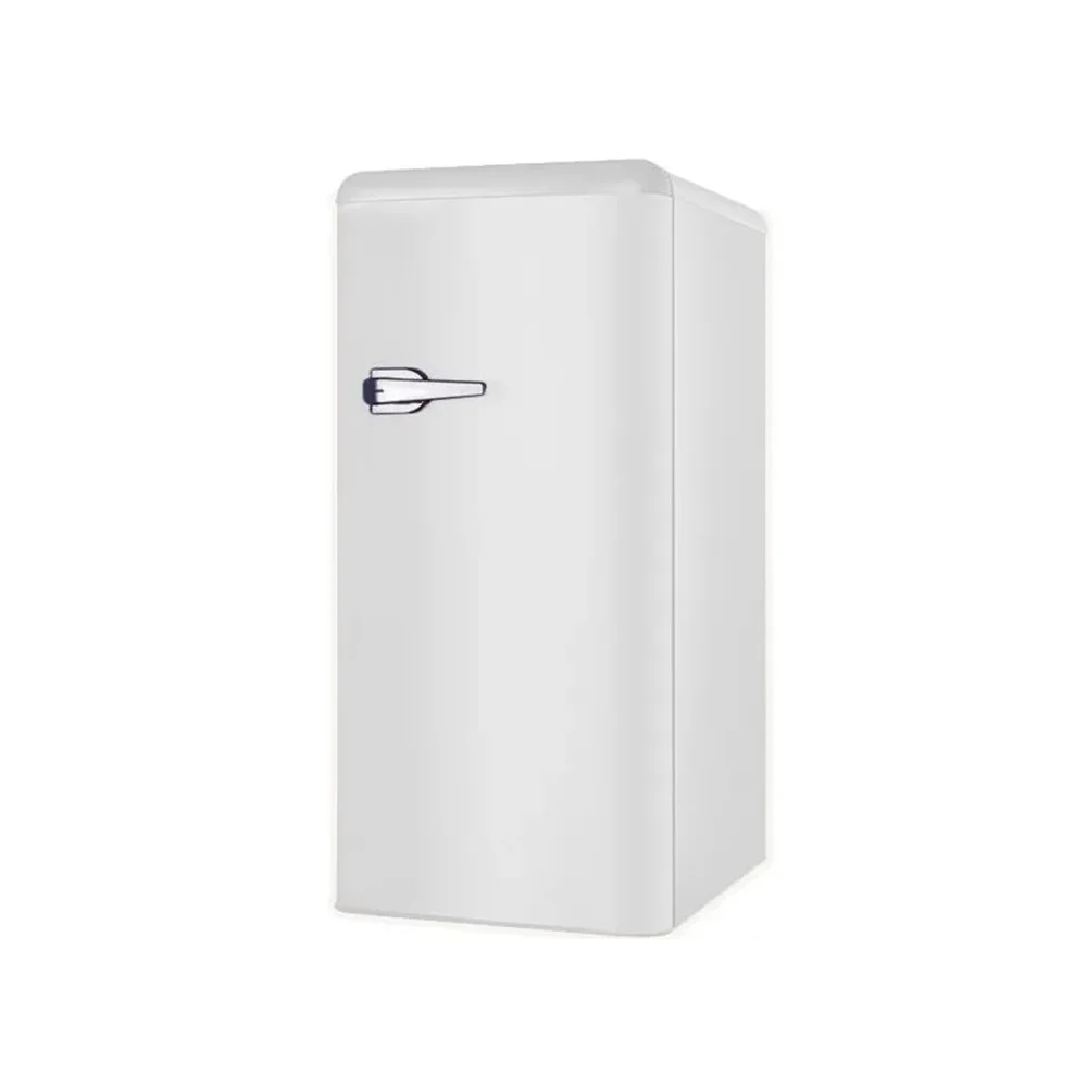 Flylon white blue orange household desktop single door 90L mini refrigerator