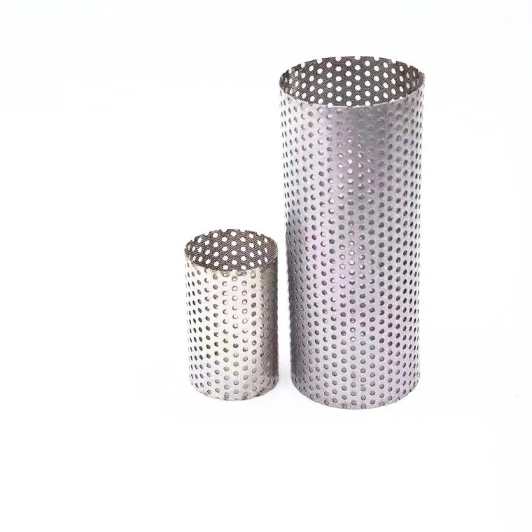 High Quality Stainless Steel Woven Wire Mesh Perforated Sheet Cylinder Filter Tube